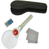 Лупа Bresser 2,5x/4x, 88 мм, LED, металл 67548